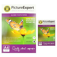 255g Bundle A4 Glossy Photo Paper x 20  FREE 10x15cm x20