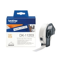 Brother DK 11203 Original P Touch White Labels 17mm x 87mm 300 Labels