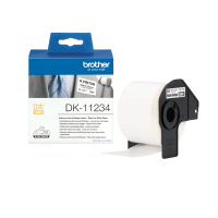 Brother DK 11234 Visitor Badge Labels Black On White 60mm x 86mm 260 Labels Original Brother DK 11234 Visitor Badge Labels Black On White 60mm x 86mm 260 Labels Original