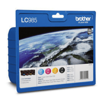 Brother LC 985 BK C M Y LC985VALBP Original 4 Ink Cartridge Multipack