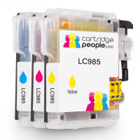 Brother LC 985 C M Y LC985RBWBP Compatible Colour Ink Cartridge 3 Pack