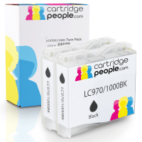 Brother LC1000BK Compatible Black Ink Cartridge TWINPACK Brother LC1000BK Compatible Black Ink Cartridge TWINPACK