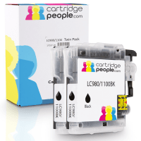 Brother LC1100BK Compatible Black Ink Cartridge TWINPACK