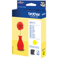 Brother LC121Y Yellow Ink Cartridge Original