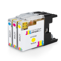 Brother LC1240 C M Y LC1240RBWBP Compatible Colour Ink Cartridge 3 Pack
