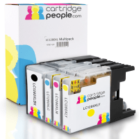 Brother LC1280XL Compatible High Capacity Black Colour 4 Ink Cartridge Pack