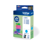 Brother LC221C Cyan Low Capacity Ink Cartridge Original