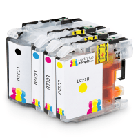 Brother LC22U Compatible Black Colour Ink Cartridge 4 Pack