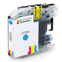 Brother LC22U Compatible Cyan Ink Cartridge