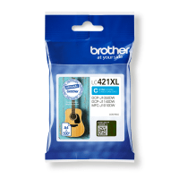 Brother LC421XLC High Capacity Cyan Ink Cartridge Original Brother LC421XLC High Capacity Cyan Ink Cartridge Original