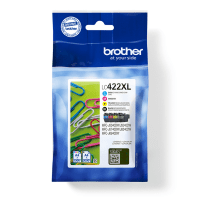 Brother LC422XLVAL High Capacity Black and Colour Ink Cartridge 4 Pack Original Brother LC422XLVAL High Capacity Black and Colour Ink Cartridge 4 Pack Original