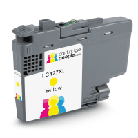 Brother LC427XLY Compatible High Capacity Yellow Ink Cartridge
