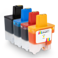 Brother LC900 Bk C M Y Compatible Black Colour 4 Ink Cartridge Pack