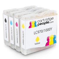 Brother LC970 Bk C M Y Compatible Black Colour 4 Ink Cartridge Pack