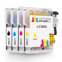 Brother LC985 Bk C M Y Compatible Black Colour 4 Ink Cartridge Pack