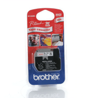 Brother MK222BZ Original P Touch Red on White Tape 9mm x 8m