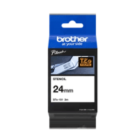 Brother STE 151 Original P Touch Black Tape 24mm x 3m