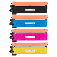 Brother TN 230 BK C M Y Compatible Black Colour Toner Cartridge 4 Pack
