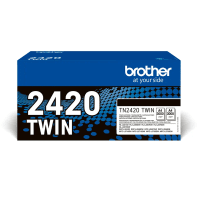 Brother TN 2420TWIN Black High Capacity Toner Cartridge Twin Pack Original Brother TN 2420TWIN Black High Capacity Toner Cartridge Twin Pack Original