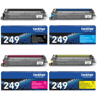 Brother TN 249 Extra High Capacity 4 Toner Cartridge Multipack Original