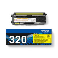 Brother TN 320Y Yellow Toner Cartridge Original