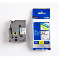 Brother TZE 251 Original P Touch Black On White Tape 24mm x 8m