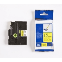 Brother TZE FX631 Original P Touch Black on Yellow Flexible ID Laminated Tape 12mm x 8m Brother TZE FX631 Original P Touch Black on Yellow Flexible ID Laminated Tape 12mm x 8m