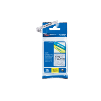 Brother TZE MPSL31 P Touch Black On Silver Plastic Labelling Tape 12mm x 4m Original