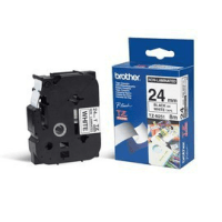 Brother TZE N251 Original P Touch Black on White Non Laminated Tape 24mm x 8m Brother TZE N251 Original P Touch Black on White Non Laminated Tape 24mm x 8m
