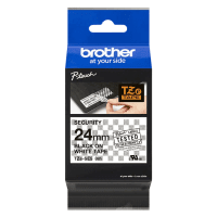 Brother TZe SE5 Black On White Label Tape 24mm x 8m Original Brother TZe SE5 Black On White Label Tape 24mm x 8m Original