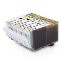 Canon BCI 3e BK BCI 6 BK C M Y Compatible Black Colour Ink Cartridge 5 Pack