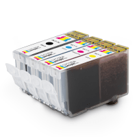 Canon BCI 3e BK BCI 6 C M Y Compatible Black Colour Ink Cartridge 4 Pack