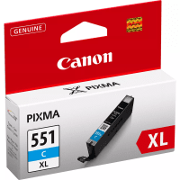 Canon CLI 551CXL Cyan High Capacity Ink Cartridge Original Canon CLI 551CXL Cyan High Capacity Ink Cartridge Original
