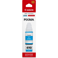 Canon GI 490C Cyan Ink Bottle Original Canon GI 490C Cyan Ink Bottle Original