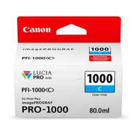 Canon PFI 1000C Cyan Ink Cartridge Original Canon PFI 1000C Cyan Ink Cartridge Original