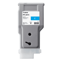 Canon PFI 207C Cyan High Capacity Ink Cartridge Original