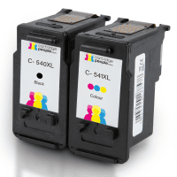 Canon PG 540XL CL 541XL Compatible High Capacity Black Colour Ink Cartridge 2 Pack