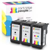 Canon PG 575XL CL 576XL Compatible High Capacity Black Colour Ink Cartridge 3 Pack Canon PG 575XL CL 576XL Compatible High Capacity Black Colour Ink Cartridge 3 Pack