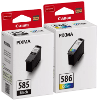 Canon PG 585 CL 586 Original Black and Colour Ink Cartridge Multipack Canon PG 585 CL 586 Original Black and Colour Ink Cartridge Multipack