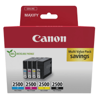 Canon PGI 2500 9290B004 Original Black Colour Ink Cartridge 4 Pack Canon PGI 2500 9290B004 Original Black Colour Ink Cartridge 4 Pack