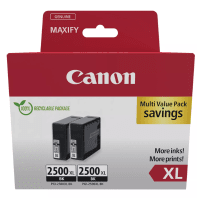 Canon PGI 2500XLBK 9254B011 Original Black High Capacity Ink Cartridge Twin Pack Canon PGI 2500XLBK 9254B011 Original Black High Capacity Ink Cartridge Twin Pack