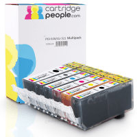 Canon PGI 520BK CLI 521 BK C M Y GY Compatible Black Colour Ink Cartridge 6 Pack Canon PGI 520BK CLI 521 BK C M Y GY Compatible Black Colour Ink Cartridge 6 Pack