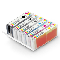 Canon PGI 570PGBKXL CLI 571XL BK C M Y GY Compatible High Capacity Black Colour Ink Cartridge 6 Pack