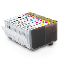 Canon PGI 5BK CLI 8 BK C M Y Compatible Black Colour Ink Cartridge 5 Pack