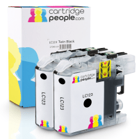 Compatible Brother LC123BK Black Ink Cartridge Twinpack