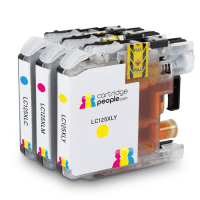 Compatible Brother LC125XL High Capacity Colour Ink Cartridge 3 Pack LC125XLRBWBP