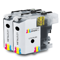 Compatible Brother LC127XLBK Black High Capacity Ink Cartridge Twinpack LC127XLBKBP2