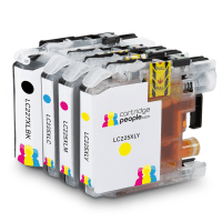 Compatible Brother LC227XL LC225XL High Capacity Ink Cartridge 4 Pack