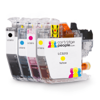 Compatible Brother LC3213 High Capacity Black Colour Ink Cartridge 4 Pack LC3213VAL