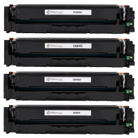 Compatible Canon 054H Black and Colour Toner Cartridge 4 Pack